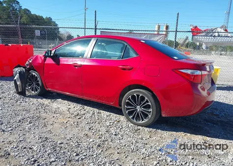 2015 Toyota Corolla S Plus from USA, damaged, VIN 2T1BURHE8FC362979